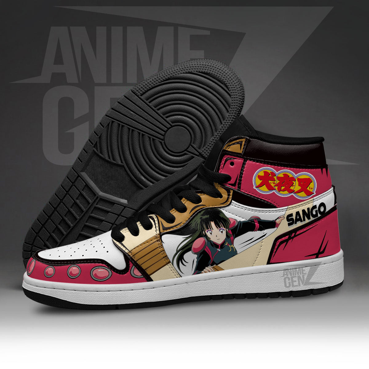 Inuyasha Sango JD Sneakers Inuyasha Custom Anime Shoes