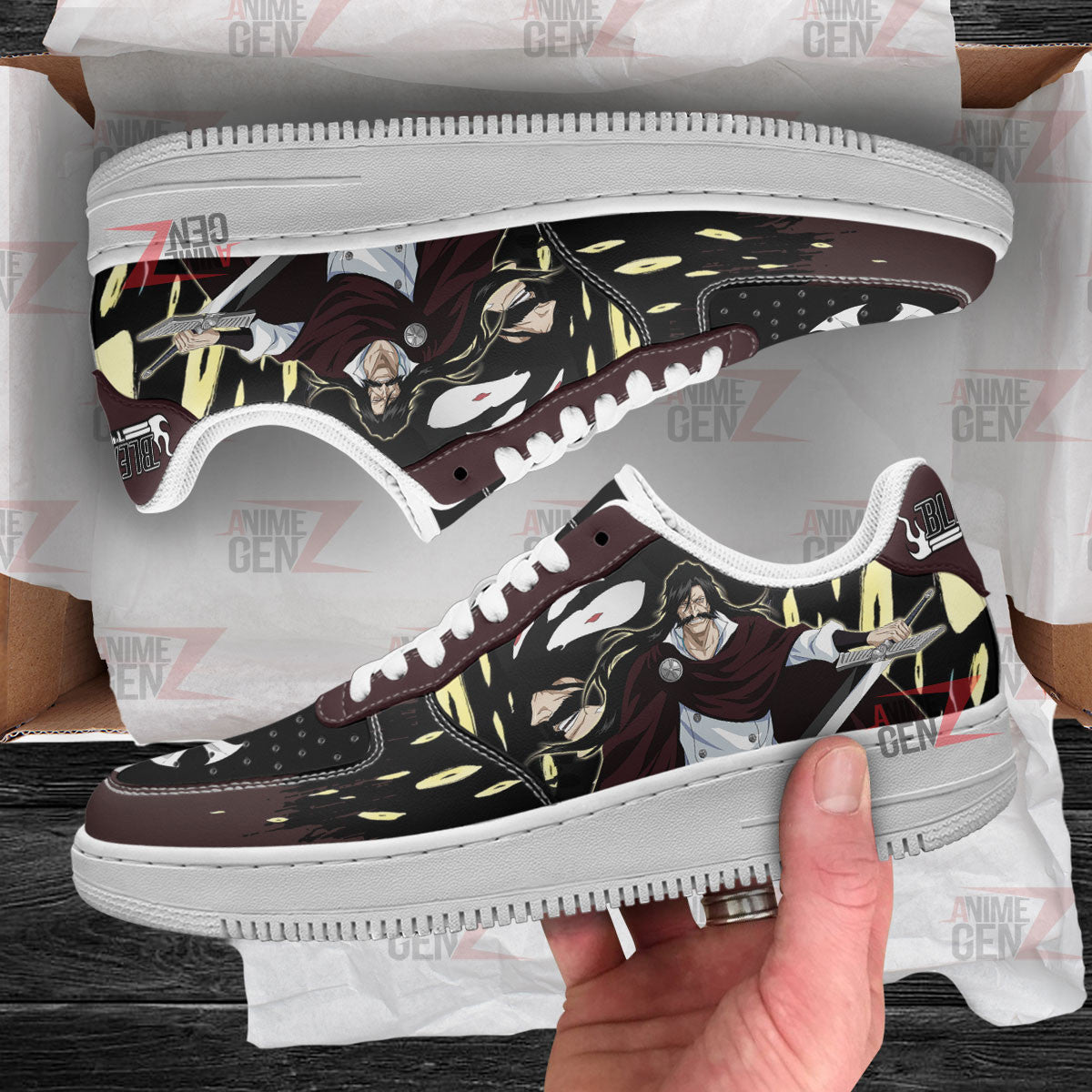 Bleach Yhwach Air Sneakers Custom Anime Shoes
