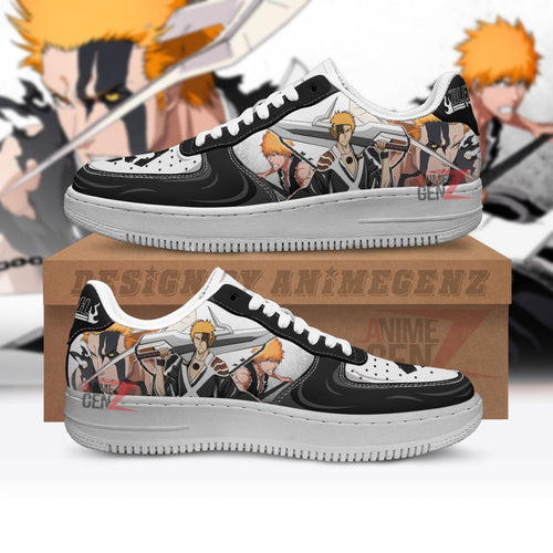 Bleach Kurosaki Ichigo Bankai Air Sneakers Custom Anime Shoes
