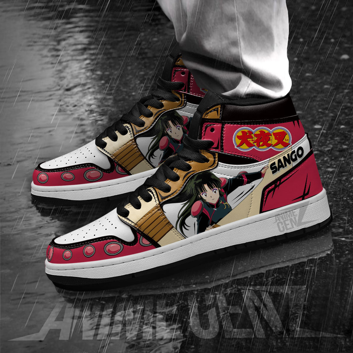 Inuyasha Sango JD Sneakers Inuyasha Custom Anime Shoes