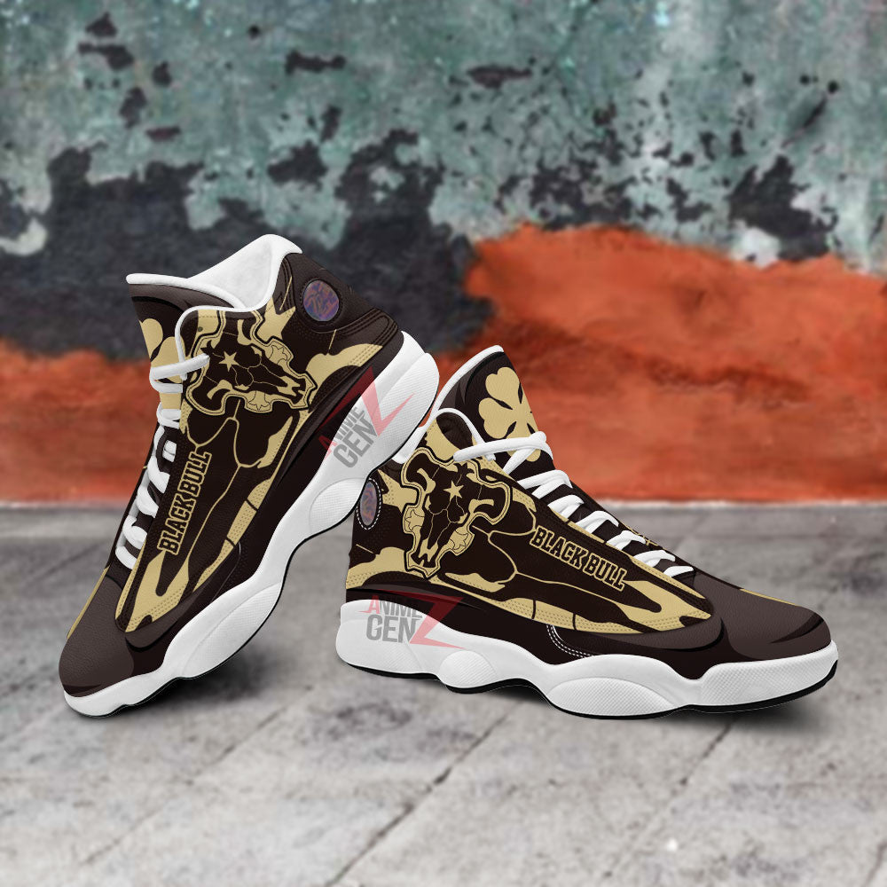 Black Clover Black Bull Air Jordan 13 Sneakers Custom Anime Shoes