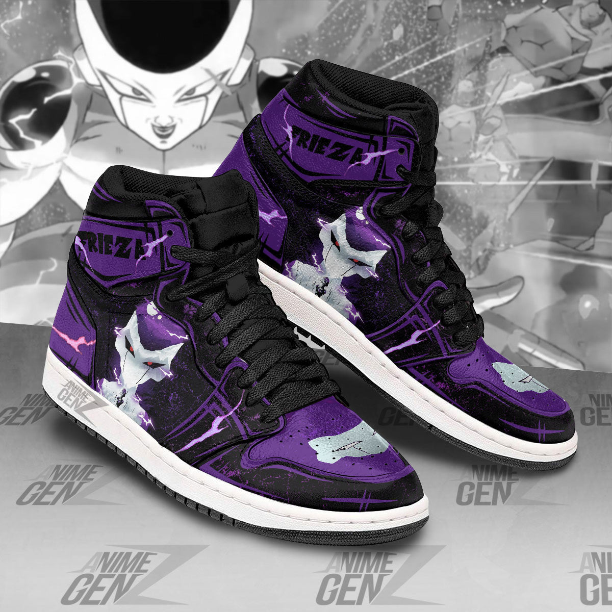 Dragon Ball Feieza JD Sneakers Custom Anime Shoes