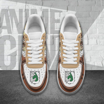 Attack On Titan Leonhart Air Sneakers Custom Anime Shoes