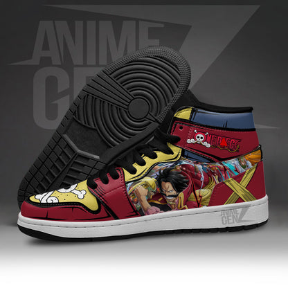 One Piece Gol D Roger JD Sneakers Custom Anime Shoes