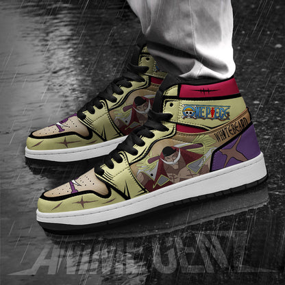 One Piece Edward Newgate Whitebeard JD Sneakers Custom Anime Shoes