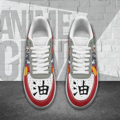 Naruto Jiraiya Air Sneakers Custom Anime Shoes