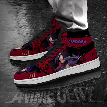 Naruto Anime JD Sneakers Madara Uchiha Anime Shoes