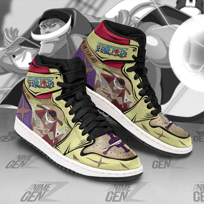 One Piece Edward Newgate Whitebeard JD Sneakers Custom Anime Shoes