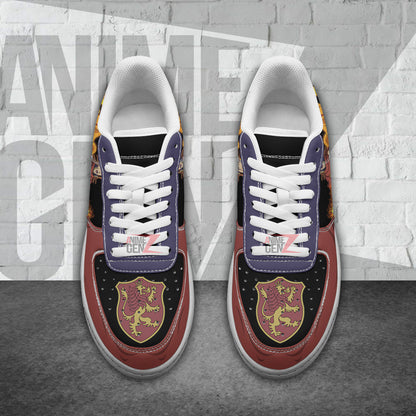 Black Clover Fuegoleon Vermillion Air Sneakers Custom Anime Shoes