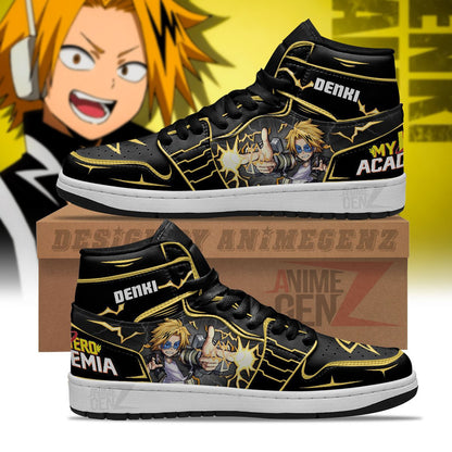 BNHA Denki Kaminari JD Sneakers Custom Anime My Hero Academia Shoes