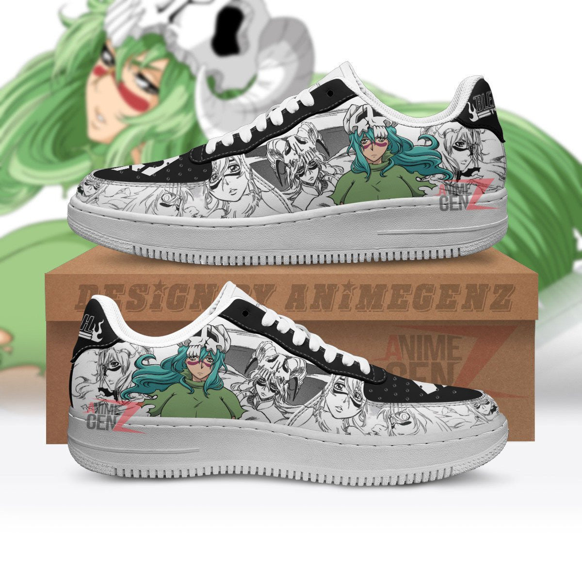 Bleach Nel Tu Air Sneakers Custom Anime Shoes