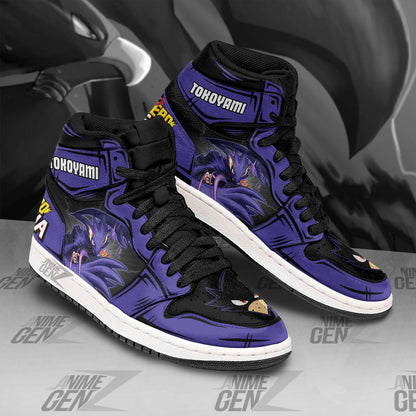 BNHA Tokoyami Fumikage JD Sneakers Custom Anime My Hero Academia Shoes