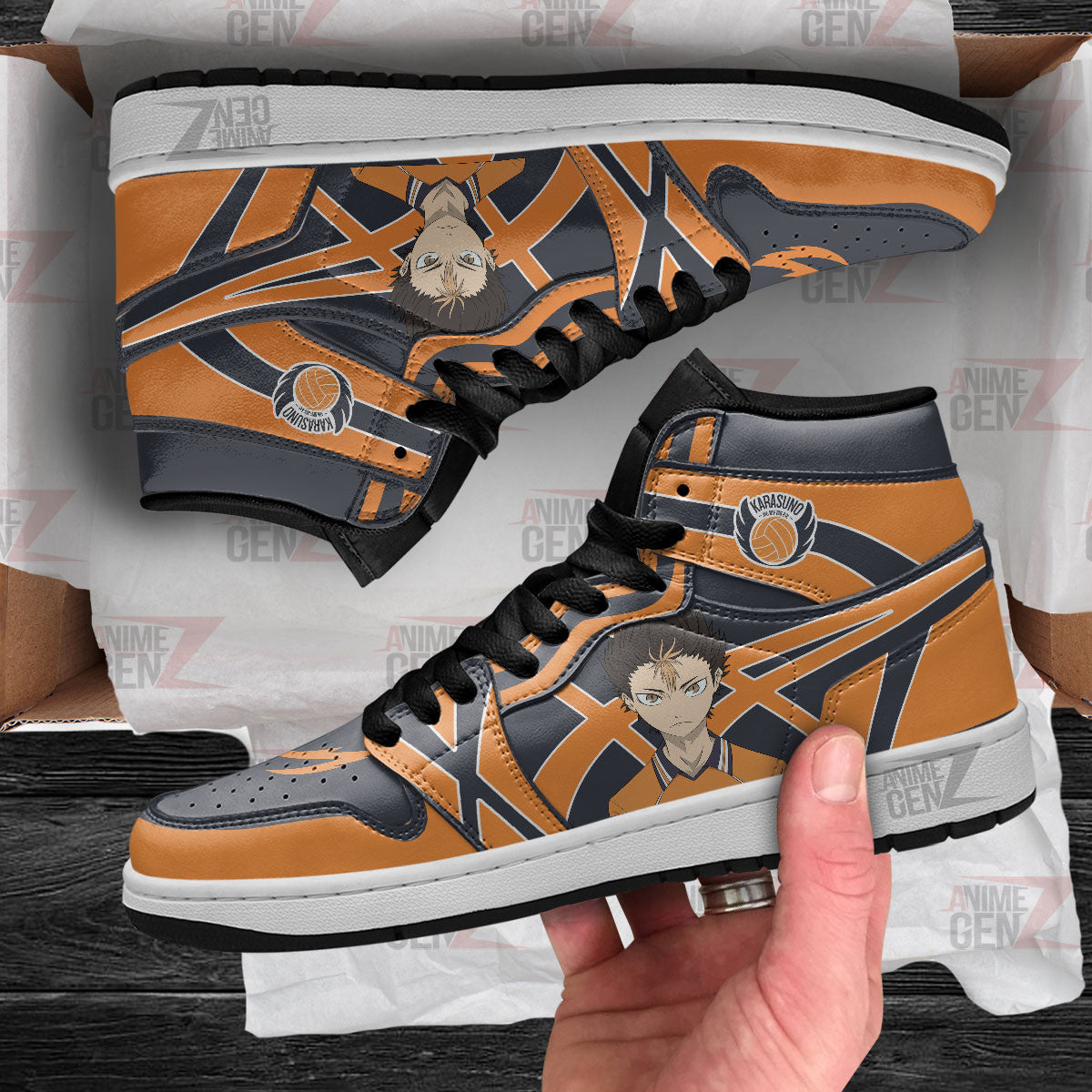 Haikyuu Nishinoya Yuu JD Sneakers Custom Anime Shoes