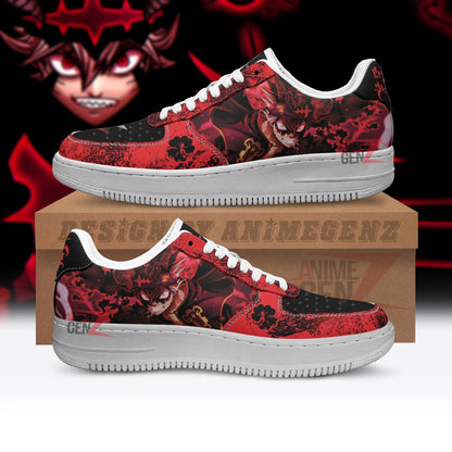 Black Clover Asta Air Sneakers Custom Anime Shoes
