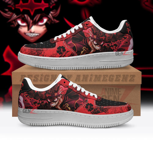 Black Clover Asta Air Sneakers Custom Anime Shoes