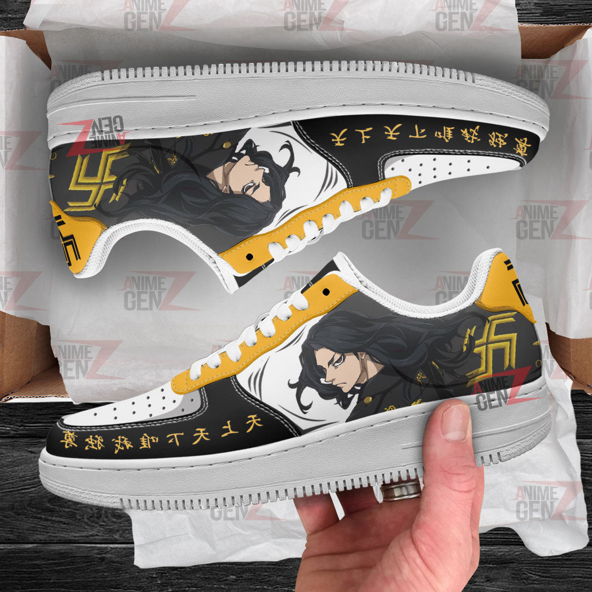 Tokyo Revengers Keisuke Baji Air Sneakers Custom Anime Shoes