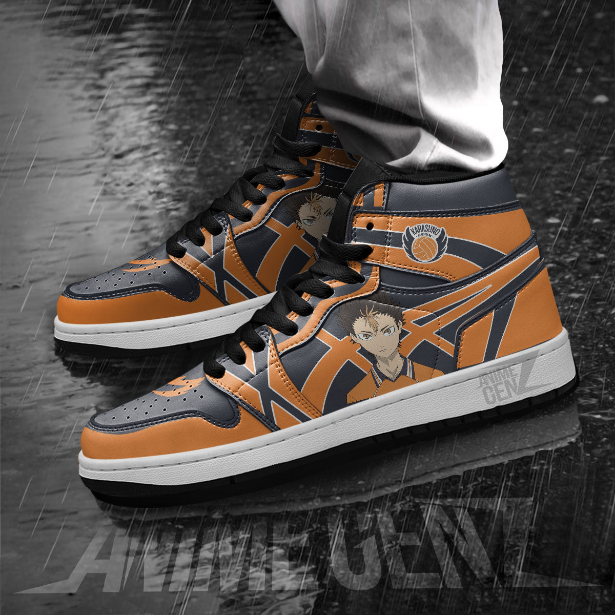 Haikyuu Nishinoya Yuu JD Sneakers Custom Anime Shoes