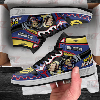 BNHA JD Sneakers My Hero Academia All Might Custom Anime Shoes