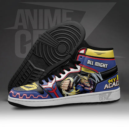 BNHA JD Sneakers My Hero Academia All Might Custom Anime Shoes