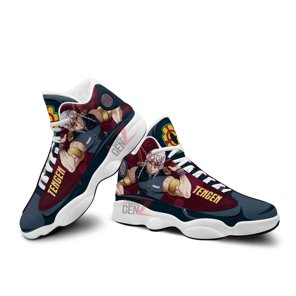 Demon Slayer Air JD13 Sneakers Uzui Tengen Custom Anime Shoes