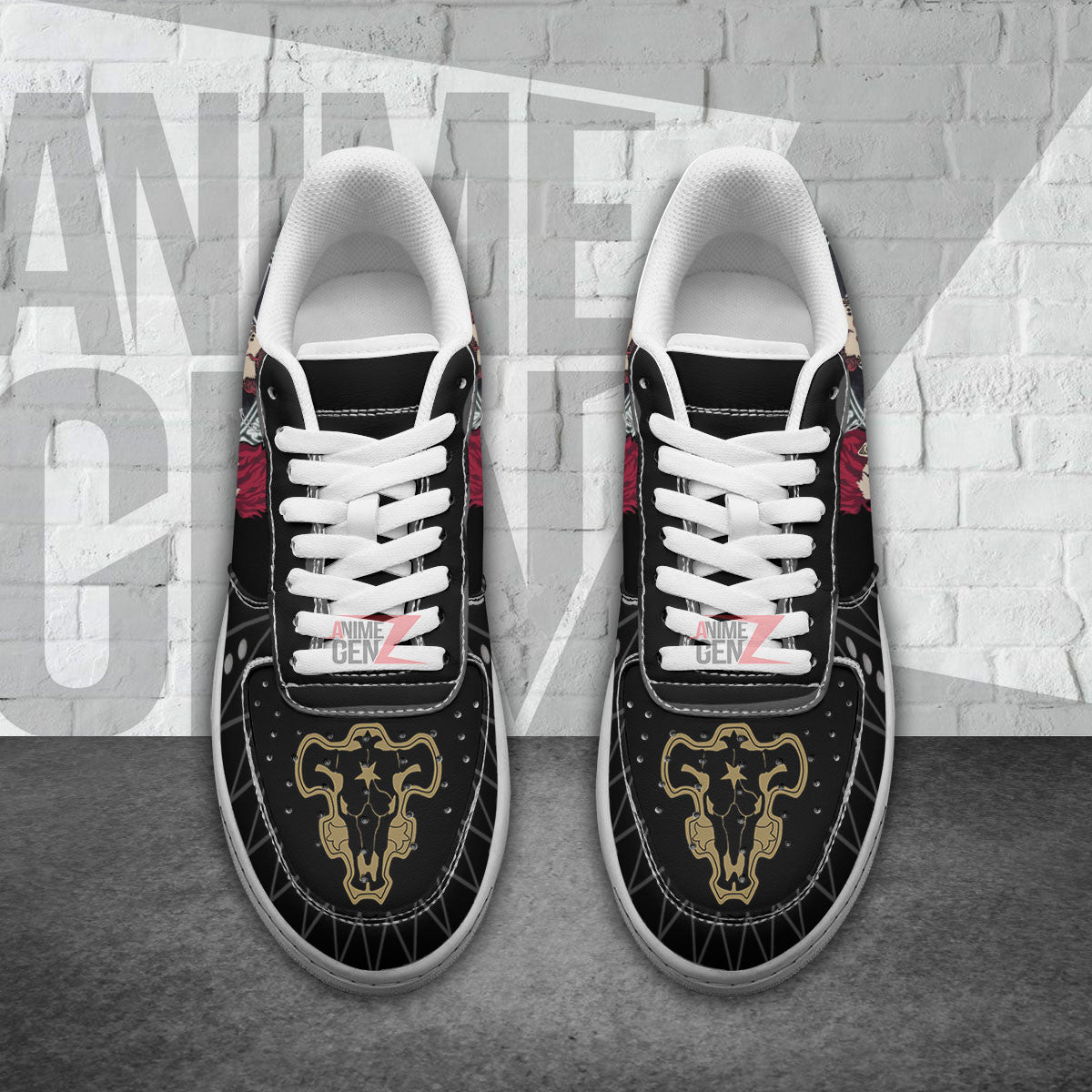 Black Clover Zora Ideale Air Sneakers Custom Anime Shoes