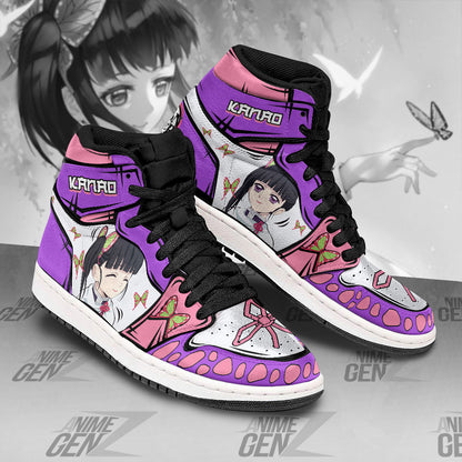 Demon Slayer JD Sneakers Kanao Tsuyuri Custom Anime Shoes