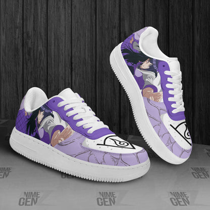 Naruto Hinata Air Sneakers Custom Anime Shoes