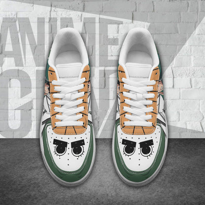 Naruto Rock Lee Air Sneakers Custom Anime Shoes