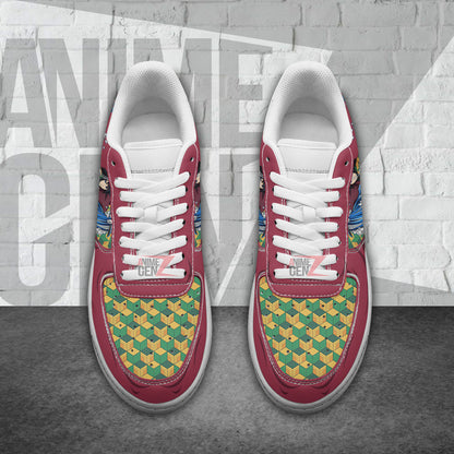 Demon Slayer Giyu Tomioka Air Sneakers Custom Anime Shoes