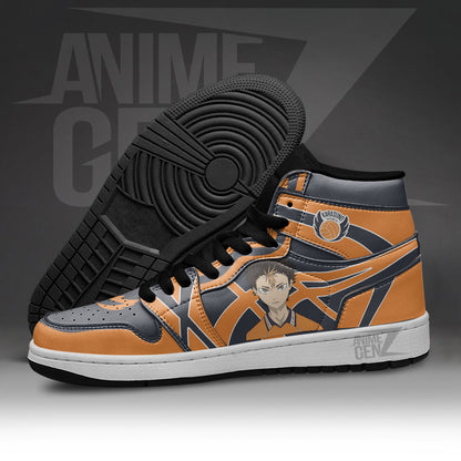 Haikyuu Nishinoya Yuu JD Sneakers Custom Anime Shoes