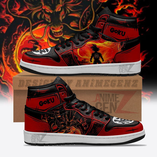Dragon Ball Son Goku Shenron Dragon JD Sneakers Custom Anime Shoes
