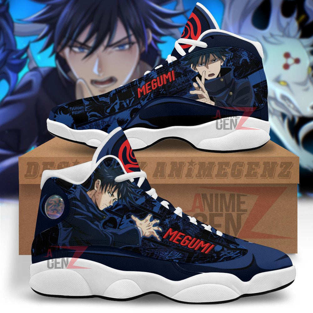 Jujutsu Kaisen Megumi Fushiguro Air Jordan 13 Custom Anime Shoes