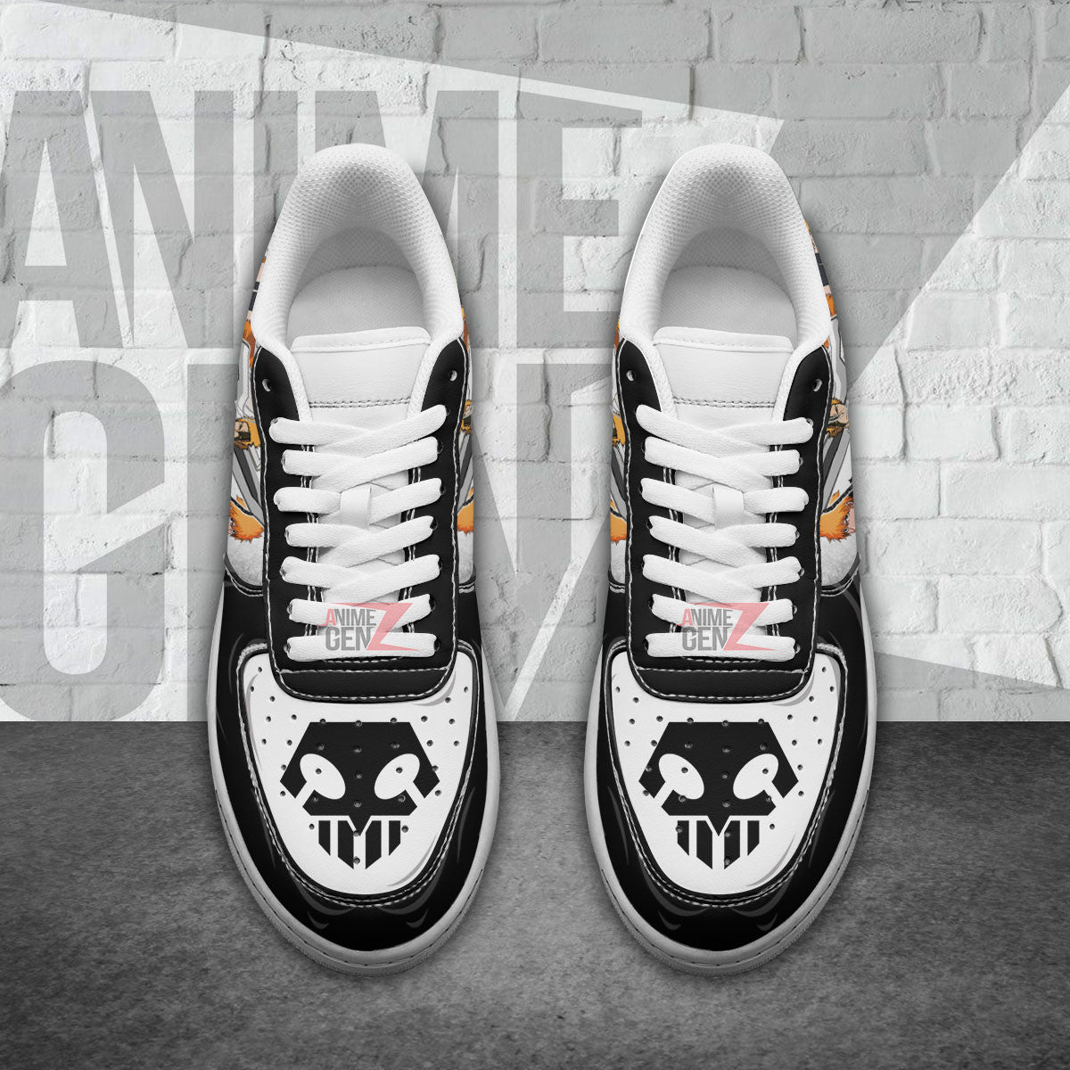Bleach Kurosaki Ichigo Bankai Air Sneakers Custom Anime Shoes