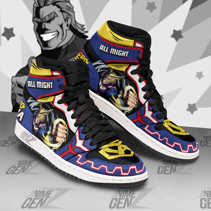 BNHA JD Sneakers My Hero Academia All Might Custom Anime Shoes