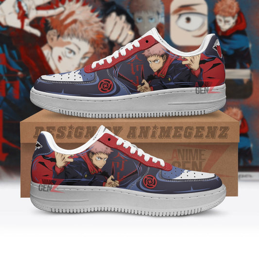 Jujutsu Kaisen Yuji Itadori Air Sneakers Custom Anime Shoes