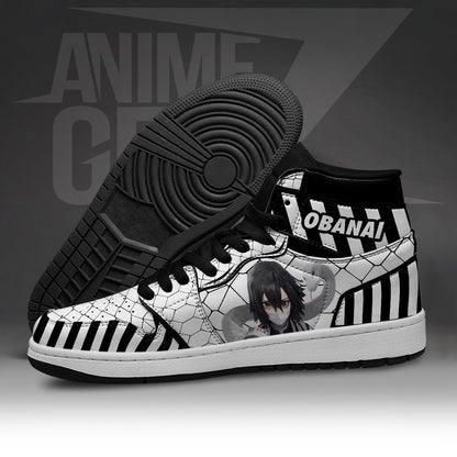 Demon Slayers Obanai Iguro Serpent Hashira JD Sneakers Custom Anime Shoes