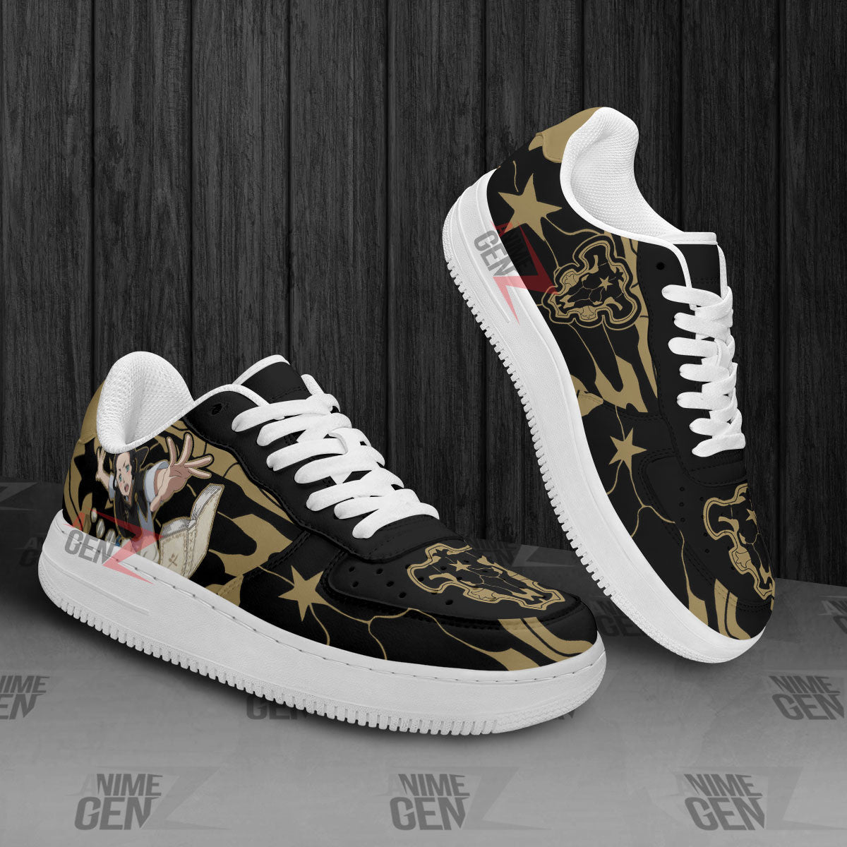 Black Clover Charmy Pappitson Black Bull Sneakers Custom Anime Shoes