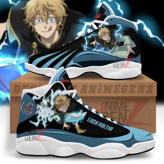 Black Clover Luck Voltia Air Jordan 13 Sneakers Custom Anime Shoes
