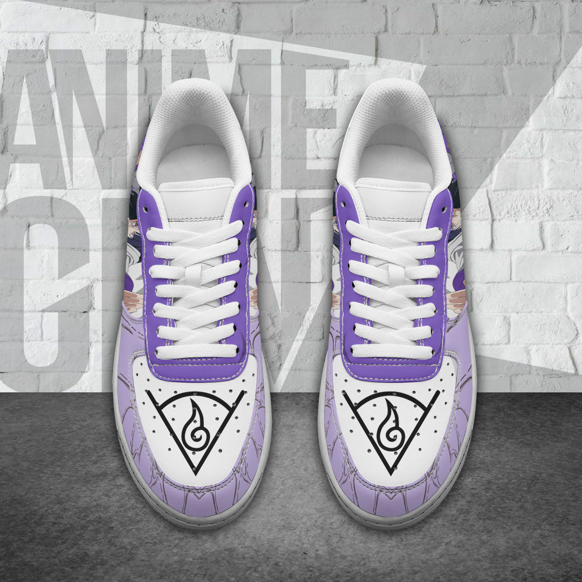 Naruto Hinata Air Sneakers Custom Anime Shoes