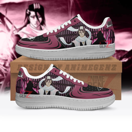 Bleach Byakuya Kuchiki Air Sneakers Custom Anime Shoes