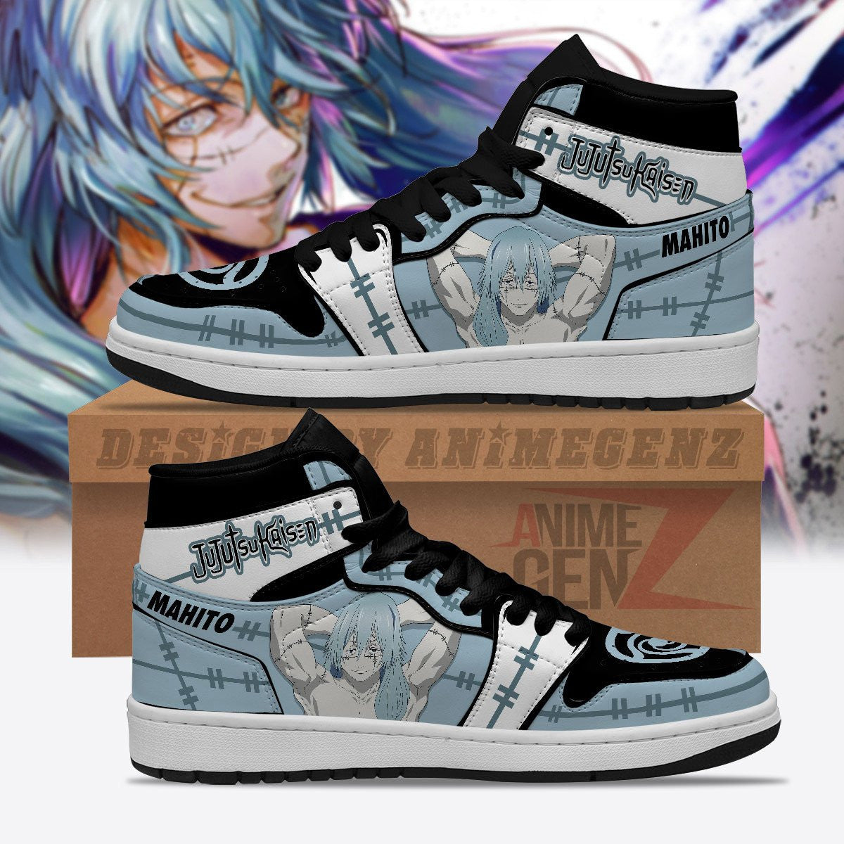 Jujutsu Kaisen JD Sneakers Mahito Custom Anime Shoes