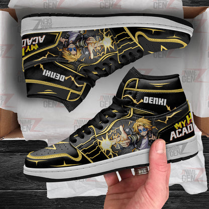 BNHA Denki Kaminari JD Sneakers Custom Anime My Hero Academia Shoes