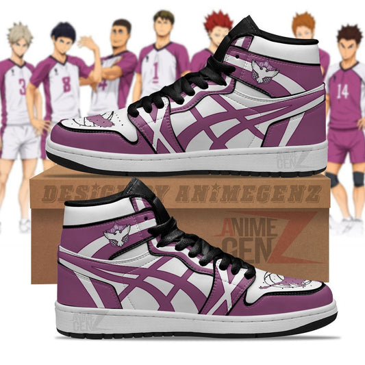 Haikyuu Shiratorizawa Team JD Sneakers Custom Anime Shoes