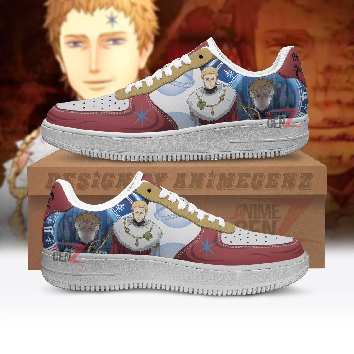 Black Clover Julius Novachrono Air Sneakers Custom Anime Shoes