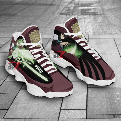 Black Clover Yuno Air Jordan 13 Sneakers Custom Anime Shoes