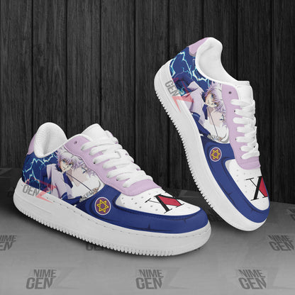 Hunter x Hunter Zoldyck Killua Air Sneakers Custom Anime Shoes