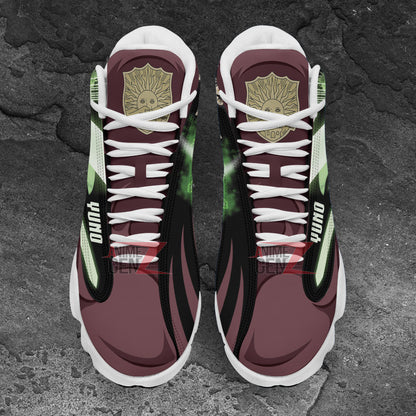 Black Clover Yuno Air Jordan 13 Sneakers Custom Anime Shoes