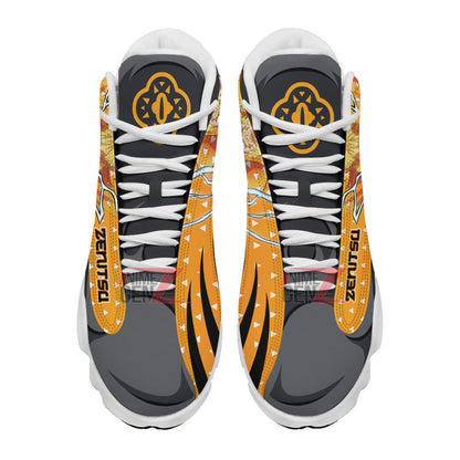 Demon Slayer Air JD13 Sneakers Agatsuma Zenitsu Sneakers Custom Anime Shoes