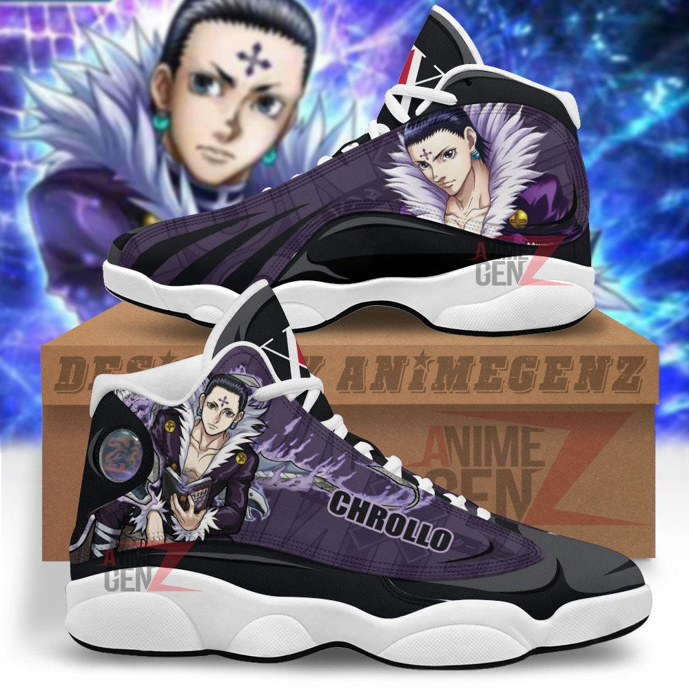 Hunter x Hunter Air Jordan 13 Sneakers Custom Chrollo Lucilfer Anime Shoes