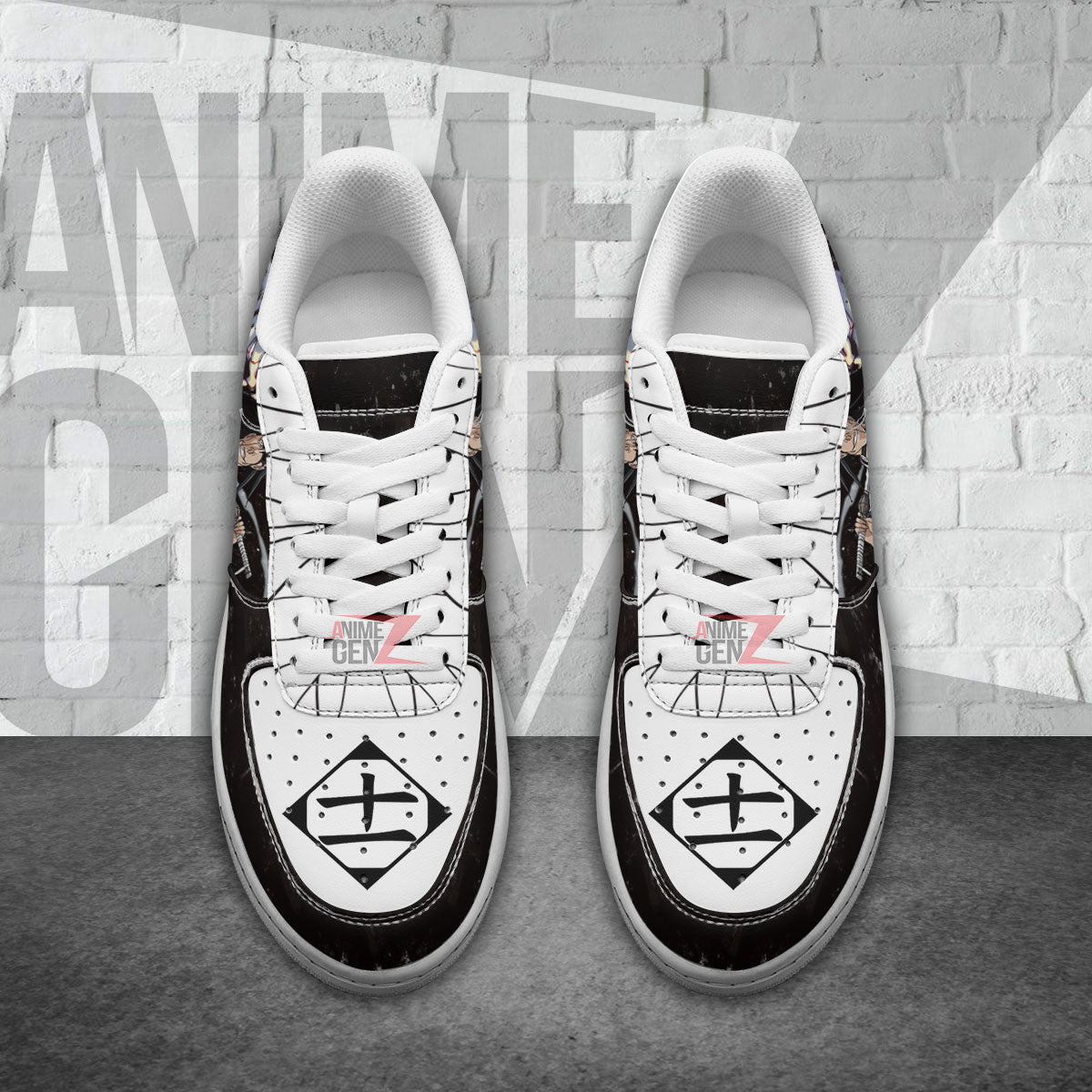 Bleach Kenpachi Zaraki Air Sneakers Custom Anime Shoes